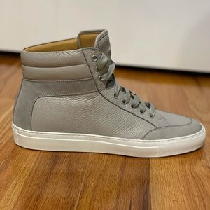 Koio Primo Luna Gray Leather Sneakers Size 8